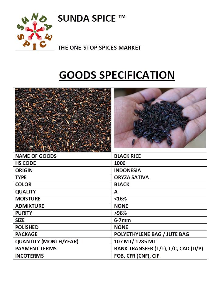 BLACK RICE Inaexport Black rice inaexport